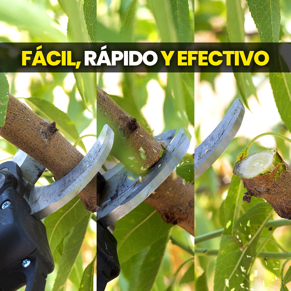 Tijeras de Podar Eléctricas Batería 8000mAh (2 Baterías)