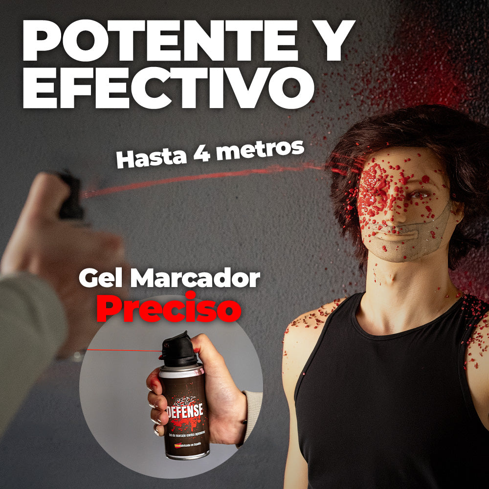 SELF DEFENSE Spray Marcaje Personal Tamaño Especial XXL 150ml