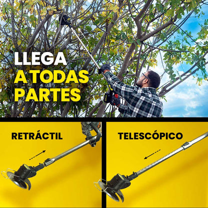 MAKTUL Desbrozadora Batería Eléctrica 8000mAh (2 Baterías)