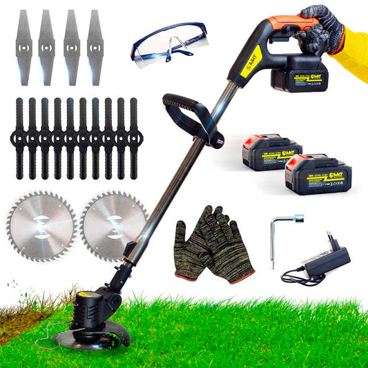 MAKTUL Desbrozadora Batería Eléctrica 8000mAh (2 Baterías)